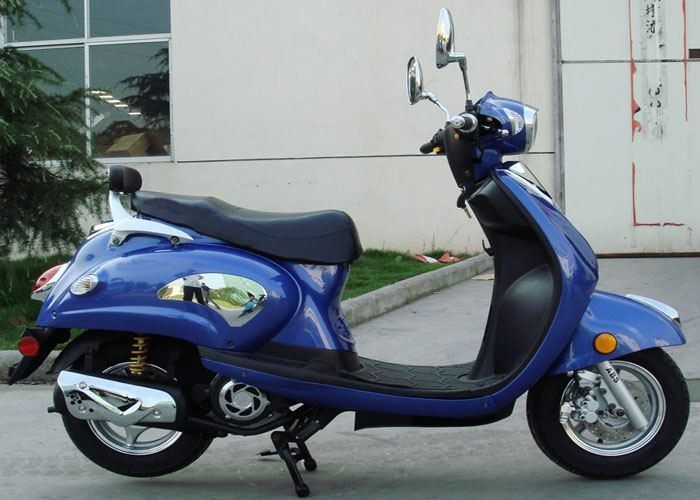 दो सीट्स के साथ 50cc / 125cc पॉकेट बाइक स्कूटर, वयस्कों के लिए 2 व्हील स्कूटर