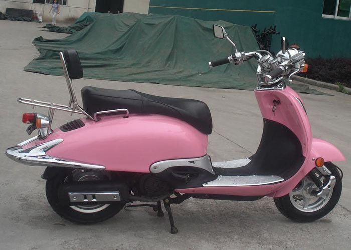 गुलाबी रंग वयस्क 50cc मोटोक्रॉस बाइक 2 सीटें मिनी स्ट्रीट बाइक लेडी के लिए