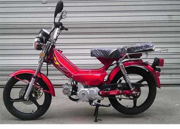 दो सीट रियल लेदर मिनी मोटर स्कूटर, कम शोर छोटे 50cc डर्ट बाइक