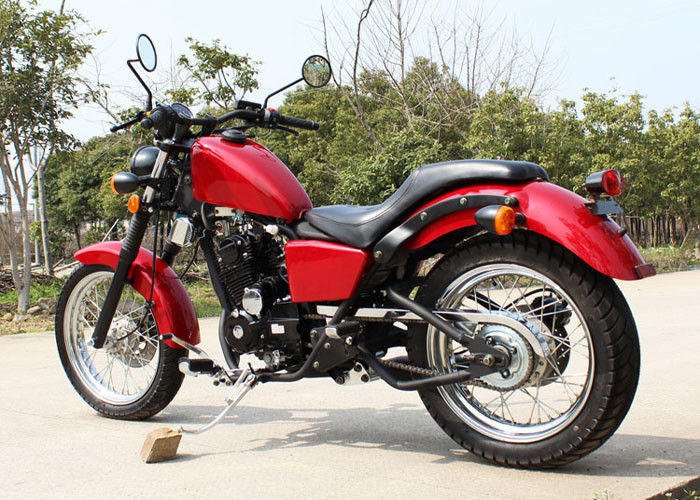 रेड 250cc हेलिकॉप्टर मोटरसाइकिल 90 किमी / एच कम तेल की खपत 5 मैनुअल ट्रांसमिशन के साथ