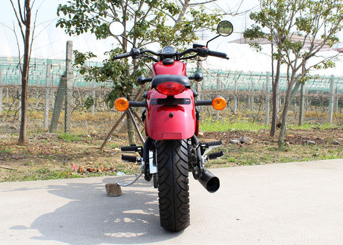 रेड 250cc हेलिकॉप्टर मोटरसाइकिल 90 किमी / एच कम तेल की खपत 5 मैनुअल ट्रांसमिशन के साथ