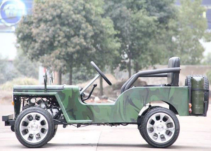 एयर कूलिंग 125cc किड्स बुग्गी गो कार्ट 1 ऑयल बॉक्स / 2 रियल लेदर सीट के साथ