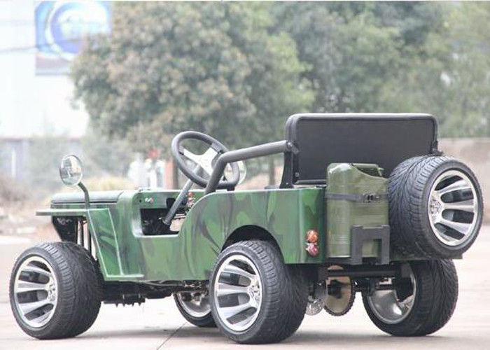 एयर कूलिंग 125cc किड्स बुग्गी गो कार्ट 1 ऑयल बॉक्स / 2 रियल लेदर सीट के साथ