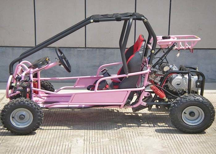 110cc किड्स ऑफ रोड गो कार्ट टू सीट्स रियर रैक विद CVT ट्रांसमिशन / रिवर्स