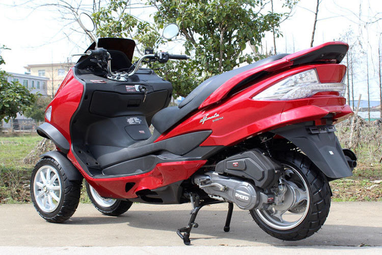 वयस्कों के लिए वाटर कूल्ड 3 व्हील मोटरबाइक, 300cc / 250cc सिंगल सिलेंडर मोटरसाइकिल