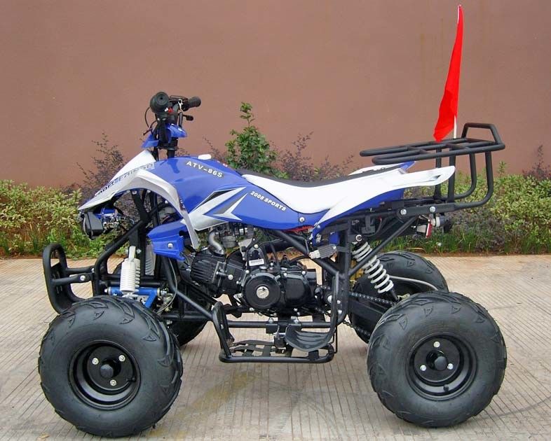वयस्कों के लिए फ्रंट / रियर डिस्क ब्रेक फोर व्हीलर, 110cc फोर व्हीलर इलेक्ट्रिक स्टार्ट