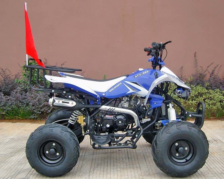 वयस्कों के लिए फ्रंट / रियर डिस्क ब्रेक फोर व्हीलर, 110cc फोर व्हीलर इलेक्ट्रिक स्टार्ट