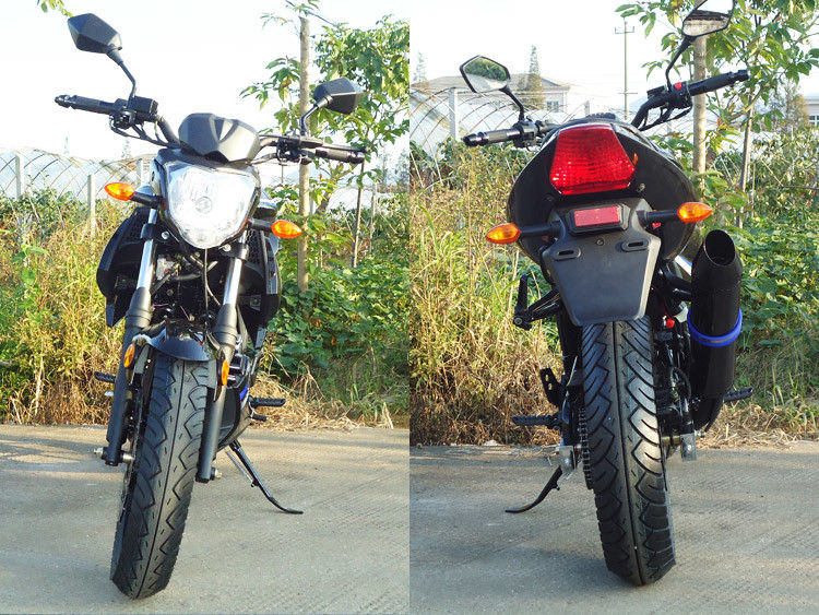 सिग्नल लाइट्स के साथ एयर कूल्ड हाई पावर्ड मोटरसाइकिल 250cc सिंगल सिलेंडर मोटरसाइकिल