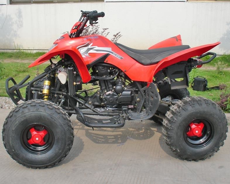 लाल 250CC उपयोगिता वाहन एटीवी 8 