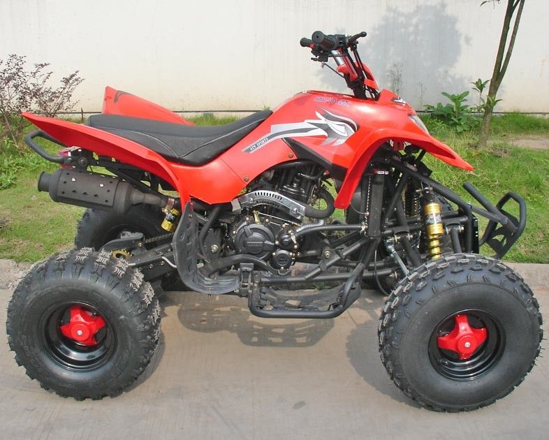लाल 250CC उपयोगिता वाहन एटीवी 8 