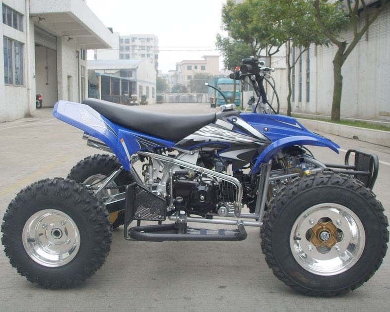 पूर्ण आकार 125cc रेसिंग क्वाड 6.5kw, फोर व्हीलर 4 एक्स 4 मैनुअल क्लच ऑयल कूल्ड