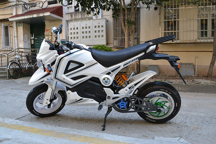 लीड के साथ 60 किमी / एच 1500w इलेक्ट्रिक स्कूटर मोटरसाइकिल - एसिड बैटरी 72V 20AH