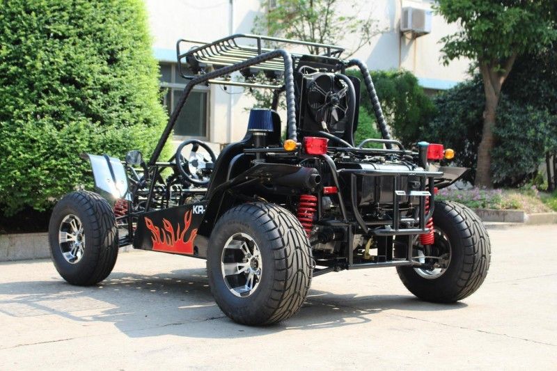अतिरिक्त बड़े एकल सिलेंडर वाटर-कूल्ड गो कार्ट बुग्गी 650cc 23 एल फ्यूल टैंक