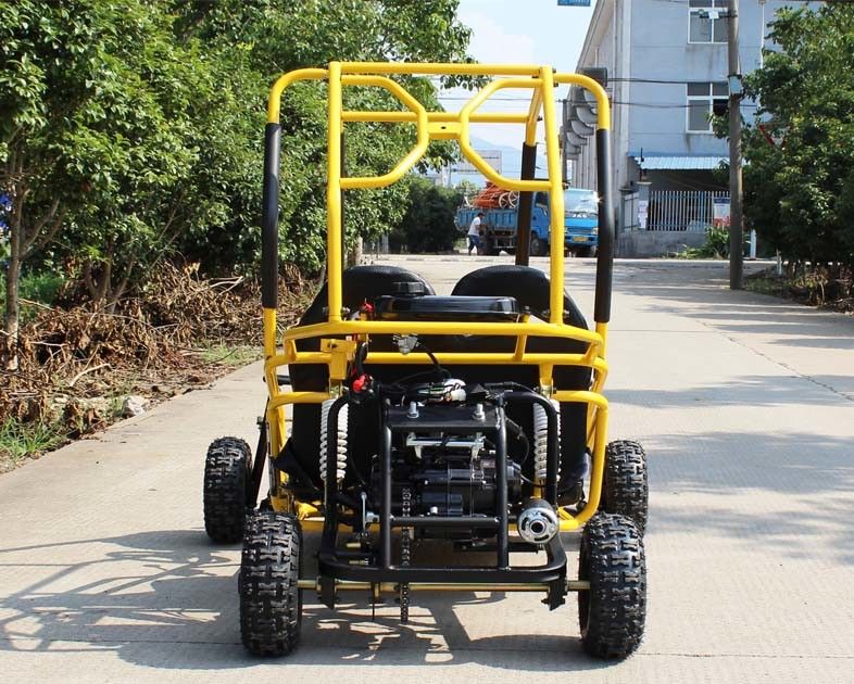 छोटे आकार 110CC गो कार्ट बुगी ऑटोमैटिक क्लच 3 स्पीड गियर रिवर्स के साथ
