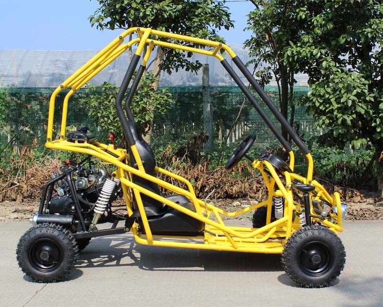 छोटे आकार 110CC गो कार्ट बुगी ऑटोमैटिक क्लच 3 स्पीड गियर रिवर्स के साथ