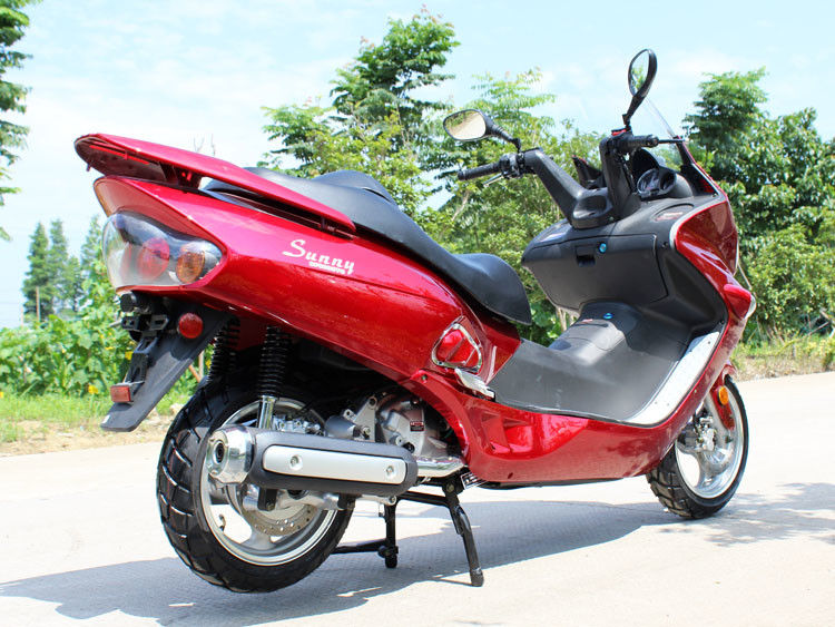300cc CVT वाटर कूल्ड इंजन एडल्ट मोटर स्कूटर फ्रंट डिस्क रियर डिस्क ब्रेक