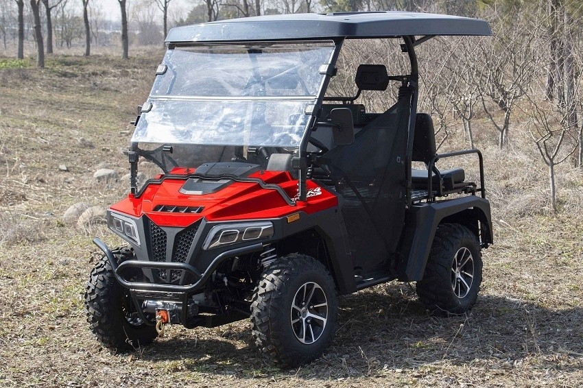 गोल्फ कार्ट 450 EFI 4X4 UTV 450 MAX - 4 यात्री 4WD फ्रंट एंड रियर डिफरेंशियल विथ लॉक इंजन बैलेंस शाफ्ट
