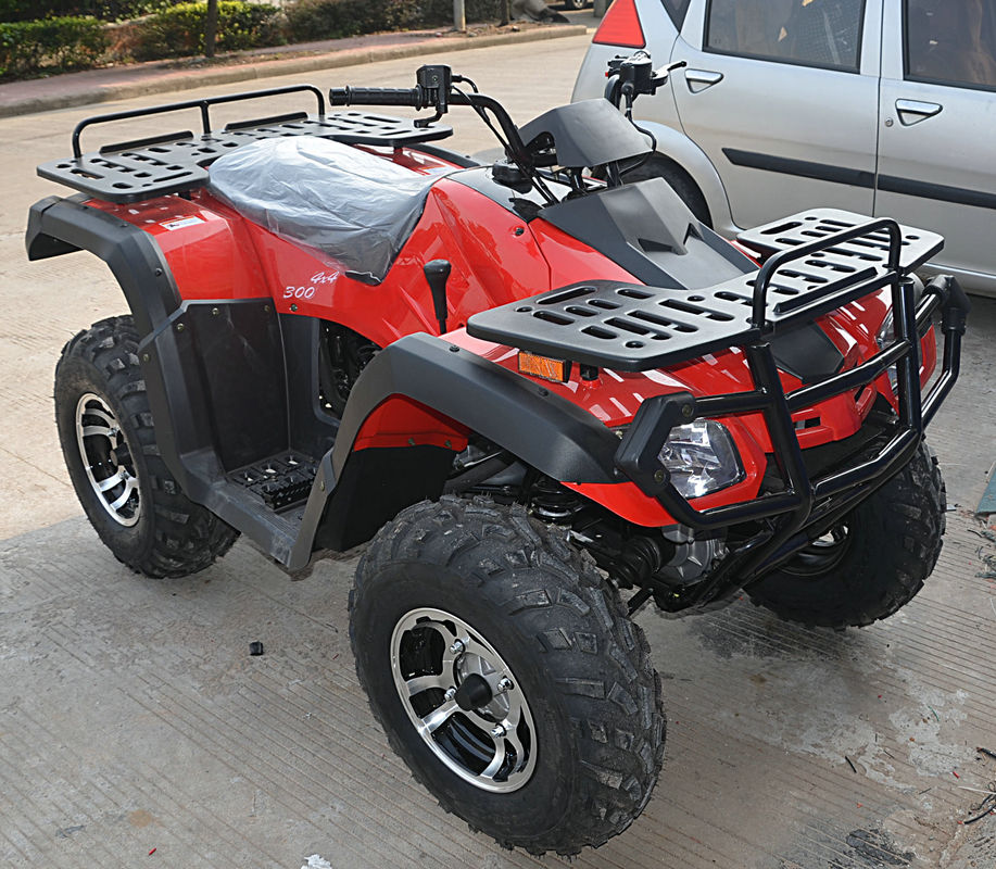 काडी इग्निशन 4 स्ट्रोक 18.35hp 300cc एटीवी एडल्ट क्वाड बाइक 4x4 65 किमी / एच