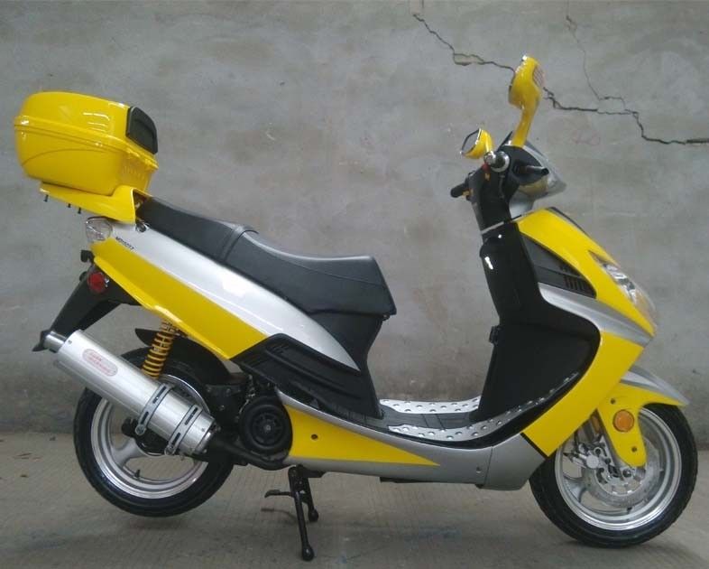 इलेट्रिक / किक स्टार्ट 150CC सिंगल सिलिंडर 4 स्ट्रोक मोटर स्कूटर फ्रंट डिस्क ब्रेक के साथ
