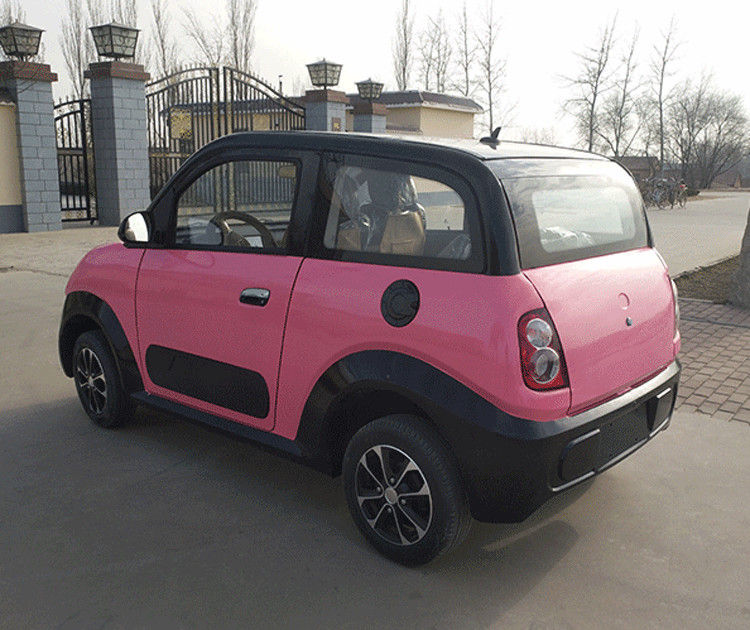पिंक / ब्लू इलेक्ट्रिक गोल्फ कार्ट 220V 4.2kw 2 सीट इलेक्ट्रिक कार फ्रंट डिस्क / रियर ड्रम के साथ