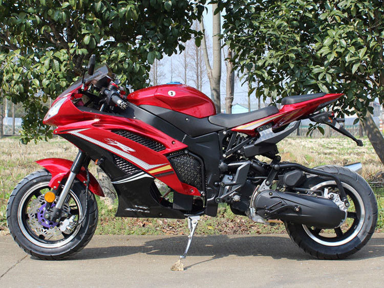 क्षैतिज प्रकार एयर कूल्ड 4-स्ट्रोक इलेक्ट्रिक पावर्ड मोटरसाइकिल 150cc