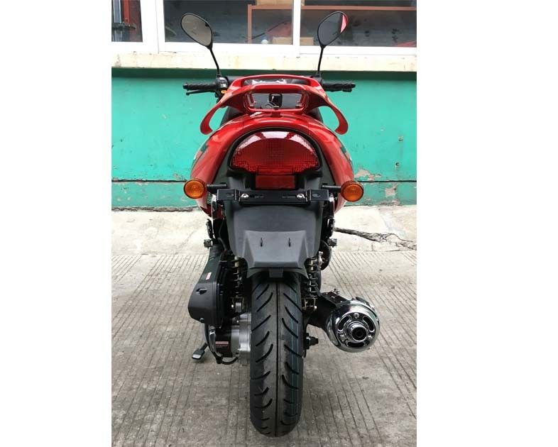 50cc सीवीटी मजबूर एयर कूल्ड मिनी बाइक स्कूटर फ्रंट डिस्क रियर ड्रम ब्रेक
