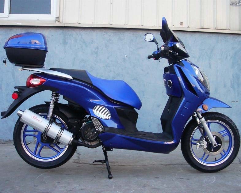 150CC सिंगल सिलेंडर एयर कूल एडल्ट मोटर स्कूटर 4 स्ट्रोक स्कूटर ऑटोमैटिक क्लच