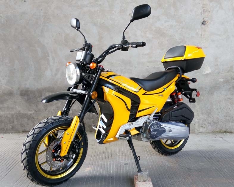 फ्रंट डिस्क रियर ड्रम 150cc स्ट्रीट मोटरसाइकिल राउंड लाइट बिग ट्राइ एल्युमिनियम रिम