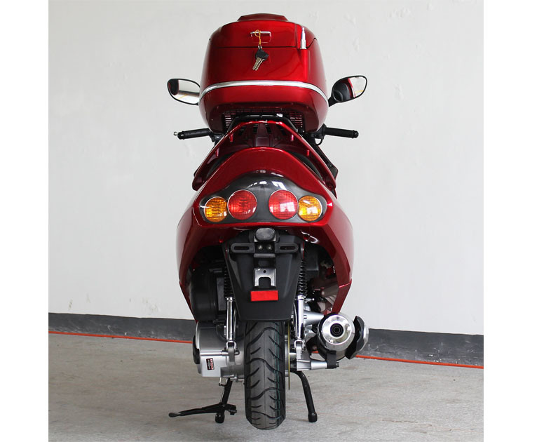 300cc 1 सिलेंडर 4 स्ट्रोक एडल्ट मोटर स्कूटर लिक्विड कूल बेल्ट ड्राइव फ्रंट डिस्क / रियर डिस्क